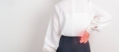 İş kadınlarının böbrek hastalığı, idrar sistemi ve taşları için bel ağrısı, böbrek ve kanser günü, kronik böbrek, Organ Bağışı Günü ve Sağlık Hizmetleri konsepti 