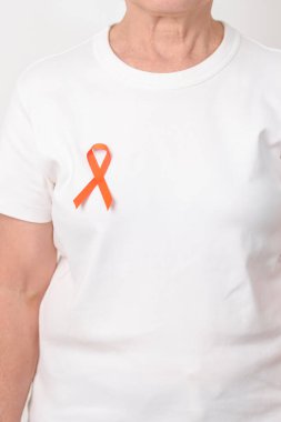 Eylül lösemisi için Orange Ribbon, Mart Böbrek Kanseri Günü, Çoklu Skleroz, Kasım Kompleksi Bölgesel Ağrı Sendromu, KRPS, COPD, Kronik Engelleyici Akciğer Hastalığı
