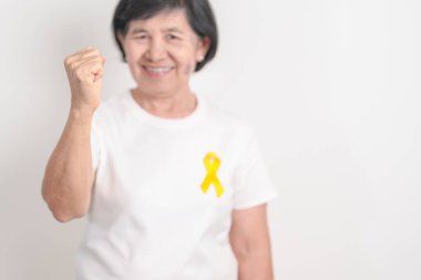 Sarı Kurdeleli Yaşlılar, İntihar Önleme Günü, Çocukluk, Pediatrik, Kemik ve Mesane Kanseri Bilinci Ayı, Hayatta kalanları Destekleme Günü. Sağlık ve Dünya Kanser Günü