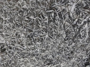 Suyun buz gibi yüzeyi - doğal arka plan yakın çekim