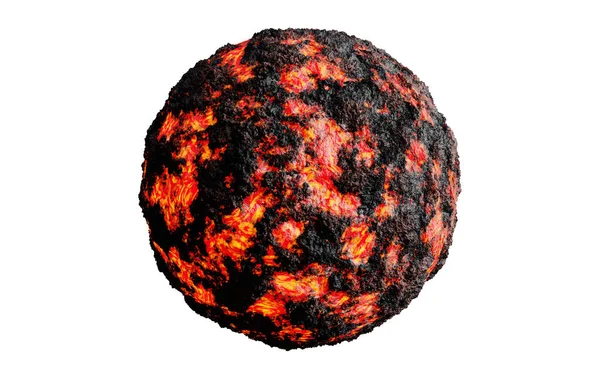 Planeet Lava Uitgesneden Achtergrond Ruimtevaart Oranje Rots Lava Achtige Structuur — Stockfoto