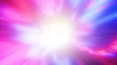 Uzay zaman girdabında renkli soyut hiperuzay tüneli. Soyut ışınlanma hızı süpernova ışığıyla siber uzaya sıçradı. Solucan deliğinde kusursuz bilim-kurgu yıldızlararası uzay yolculuğu.