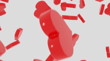 Abstract human neuron cell with axons and data calculation process in it.