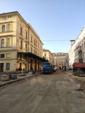 Prag, Çek Cumhuriyeti - 2 Mayıs 2024: Prag 1. Bölge, Yeni Şehir. Yüksek kalite fotoğraf