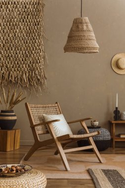 Boho stilinde modern iç tasarım