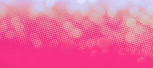 Růžová Dovolená Bokeh Pozadí Panorama Širokopásmová — Stock fotografie
