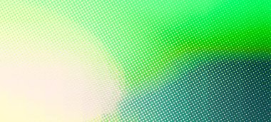 Panorama soyut yeşil arka plan, Gradient. Tasarım için alanı olan renkli bir arka plan. Web afişi. Geniş aç. Panoramik.