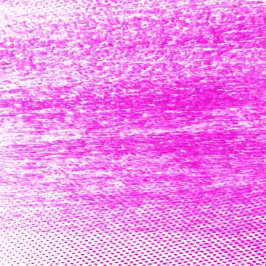 Pembe grunge desenli kare pankart şablonu. Renkli arka plan. Sosyal medya gönderileri ve internet reklamları için kullanılabilir renk tasarımı illüstrasyonu.