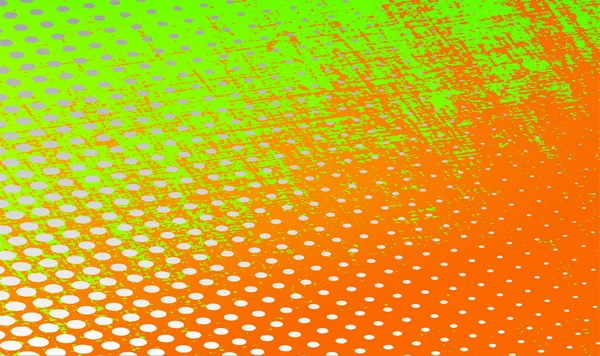 Green orange dots pattern background. Empty room for various desigh works