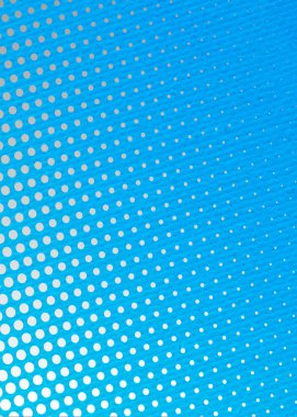 Blue dots pattern vertical background. Modern design in abstract style. Best suitable design for your Ad, poster, banner, and various graphic design works