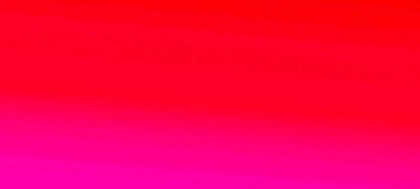Red and pink gradient panorama widescreen background, Usable for banner, posters, Ads, events, celebrations, party, and various graphic design works