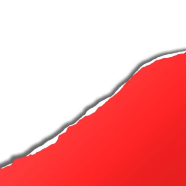 Red and white paper tear pattern square background, usable for banner, poster, Advertisement, events, party, celebration, and various graphic design works