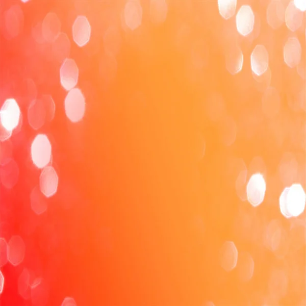 バナー ポスター イベント パーティー お祝い 様々なグラフィックデザイン作品に使用可能なオレンジ色の赤い四角形のボケの背景 — ストック写真