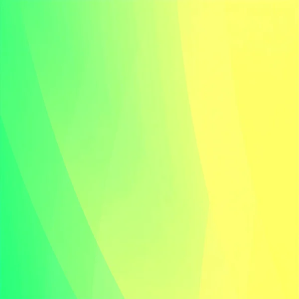Гладкий Зеленый Желтый Квадратный Фон Usable Social Media Story Banner — стоковое фото