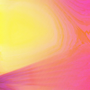 Sarı soyut tasarım kare arkaplan. Sosyal medya, hikaye, afiş, reklam, poster, kutlama, olay, şablon ve çevrimiçi web reklamları için kullanılabilir klasik tasarım