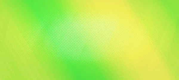 Fondo Panorámico Pantalla Ancha Verde Amarillo Degradado Con Espacio Blanco — Foto de Stock