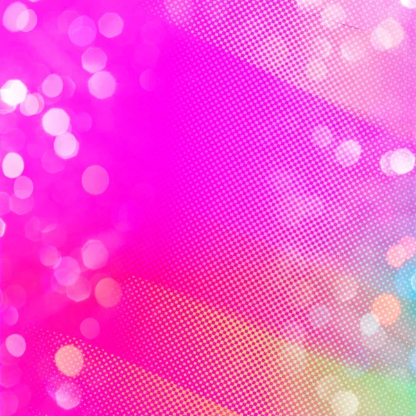 Pink Gradient Pattern Bokeh Square Background Usable Banner Poster Advertisement — Stock Photo, Image