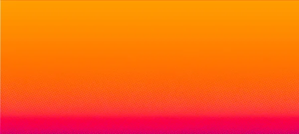 Oranžové Červené Gradient Širokoúhlý Panorama Pozadí Vhodné Pro Inzeráty Plakáty — Stock fotografie