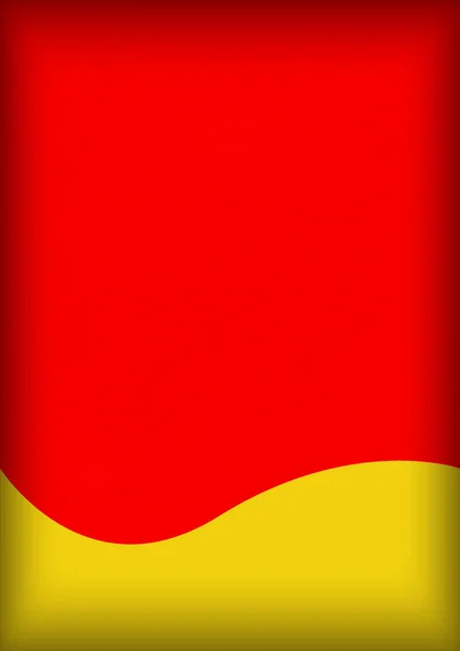 Kırmızı Sarı Dalga Desenli Dikey Arkaplan Reklamlar Afişler Afişler Afişler — Stok fotoğraf