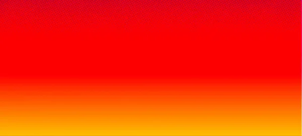 Красный Градиентный Желтый Широкоэкранный Панорамный Фон Чистым Пространством Текста Изображения — стоковое фото