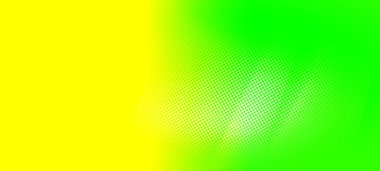 Sarı-yeşil gradyan geniş ekran panorama arkaplanı. Metnin veya resmin için boş alan, sosyal medya, hikaye, afiş, poster, reklamlar, etkinlikler, parti, kutlama ve çeşitli tasarım çalışmaları için kullanılabilir.