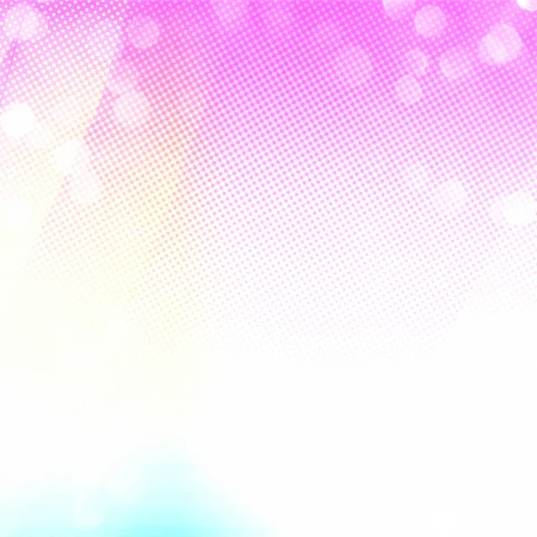 Smooth Pink Color Bokeh Lights Square Background Usable Social Media — Stock Photo, Image