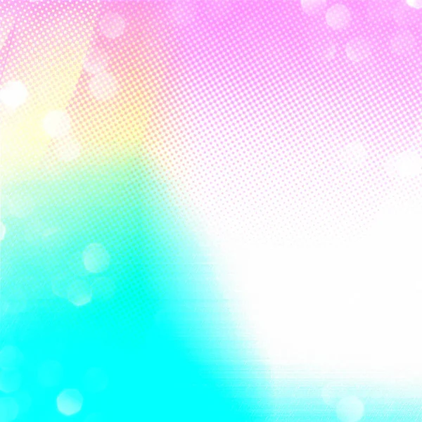 Pink Gradient Blue Bokeh Lights Square Background Usável Para Mídias — Fotografia de Stock