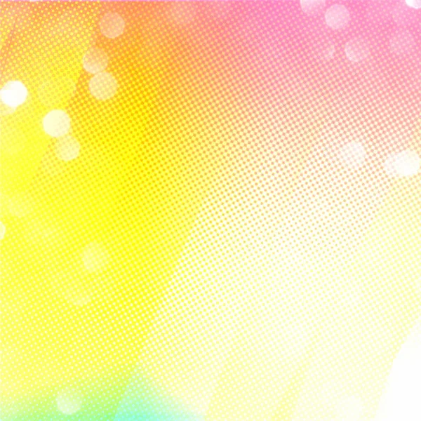Gelb Und Farbverlauf Rosa Bokeh Lichter Quadratischen Hintergrund Verwendbar Für — Stockfoto