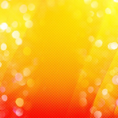 Sarı bokeh kare arkaplan, sosyal medya, hikaye, afiş, poster, reklam, etkinlikler, parti, kutlama ve çeşitli grafik tasarım çalışmaları için kullanılabilir