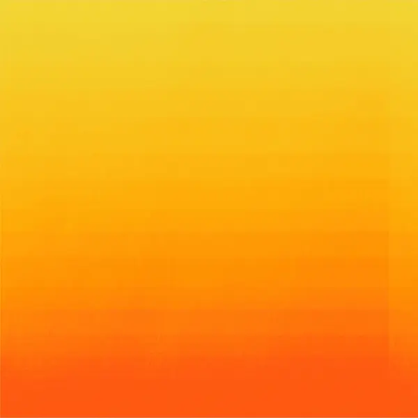 Geel Tot Gradiënt Oranje Kleur Vierkante Achtergrond Met Lege Ruimte — Stockfoto