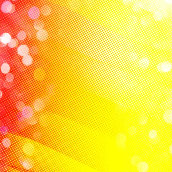 Gele Bokeh Lichten Vierkante Achtergrond Bruikbaar Voor Sociale Media Verhaal — Stockfoto