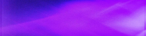 Фіолетовий Синій Градієнтний Візерунок Широкоформатний Панорамний Фон Порожнім Простором Вашого — стокове фото