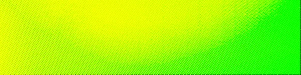 黄色和绿色混合色渐变全景宽背景与空白空间为您的文字或图像 可用于社交媒体 和各种设计作品 — 图库照片