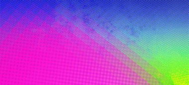 Pembe, mavi ve yeşil karışık ekran renk geniş ekran arkaplan. Metnin veya resmin için boş alan. Sosyal medya, hikaye, afiş, poster, reklamlar, etkinlikler, parti, kutlama ve çeşitli tasarım işleri için kullanılabilir.