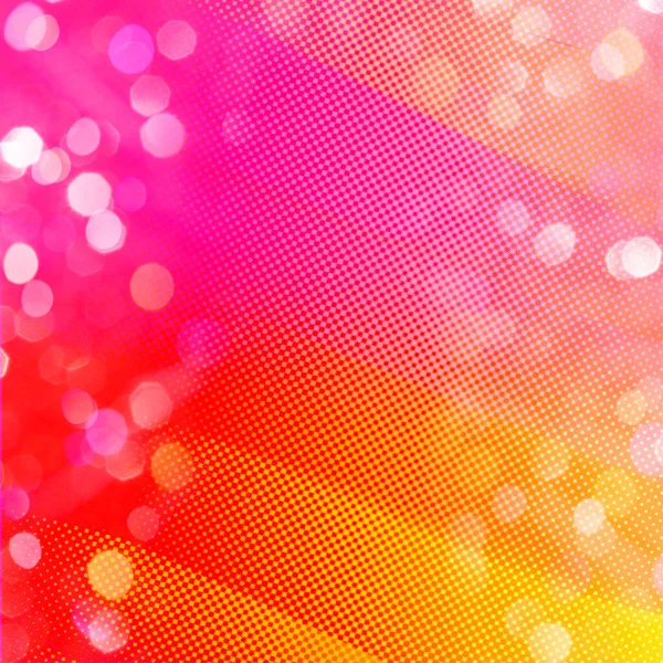 ピンクと赤のボケの正方形の背景 ソーシャルメディアに使用可能 バナー ポスター イベント パーティー お祝い 様々なグラフィックデザイン作品 — ストック写真