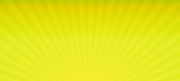 Yellow Sun Burst Pattern Panorama Widescreen Background Modern Horizontal Design — Stock Photo, Image