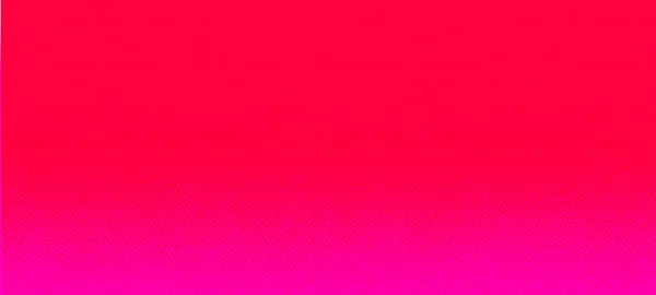 红色粉色渐变宽背景 现代水平设计适用于在线网络广告 社交媒体 事件和各种平面设计作品 — 图库照片