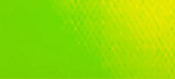 Grüner Und Gelber Abstrakter Farbverlauf Mit Breitbild Panoramahintergrund Modernes Horizontales — Stockfoto