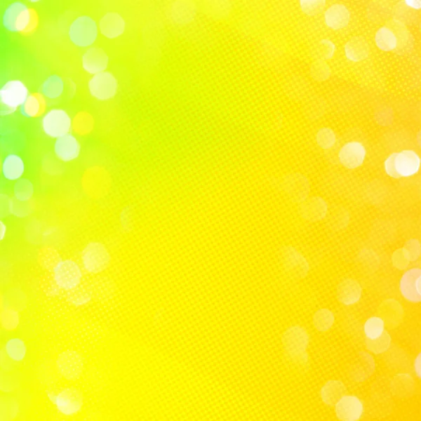 Yellow Soft Bokeh Square Social Template Backgrounds Usable Social Media — Φωτογραφία Αρχείου