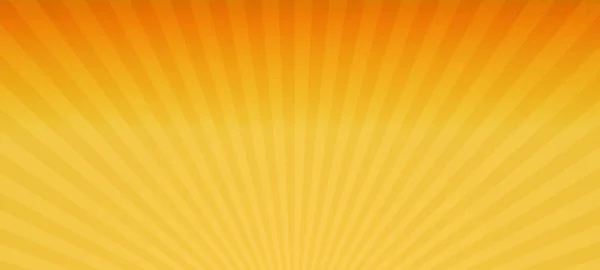 Orange Sun Burst Pattern Panorama Fondo Pantalla Ancha Con Espacio — Foto de Stock