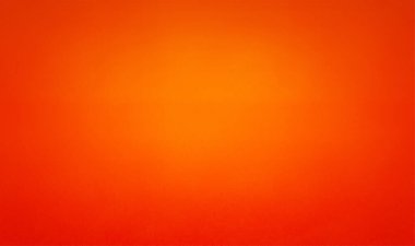 Gradyan, afişler, afişler, sosyal medya, kapaklar, bloglar, e-kitaplar, haber bültenleri veya fotokopi alanı olan resim veya metin içeren turuncu renkli düz tasarım arkaplanı