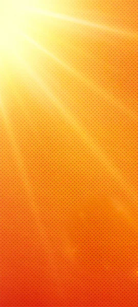 Orange Sun Glare Effect Vertical Design Background Suitable Advertisements Posters — Stock Photo, Image