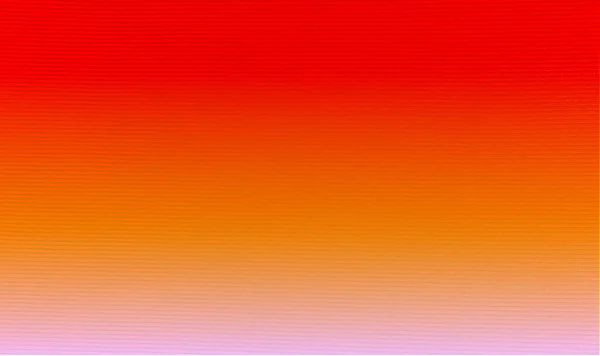 Roter Farbverlauf Ebener Hintergrund Vollformat Weitwinkelbanner Für Soziale Medien Flyer — Stockfoto