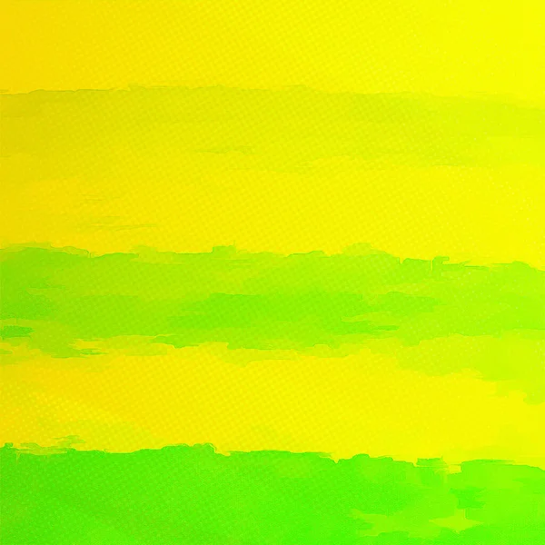 Gelbe Und Grüne Abstrakte Design Quadratischen Hintergrund Verwendbar Für Soziale — Stockfoto