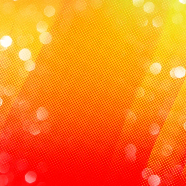 Rote Und Gelbe Bokeh Lichter Quadratischen Hintergrund Geeignet Für Werbung — Stockfoto