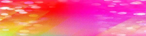 Rosa Rote Panorama Bokeh Lichter Hintergrund Modernes Horizontales Design Geeignet — Stockfoto