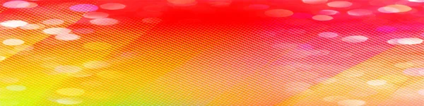 Rote Bokeh Illustration Und Hintergrund Panorama Rasterbild Modernes Horizontales Design — Stockfoto