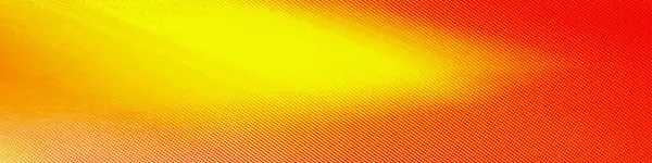 Gelbe Und Rote Glatte Panorama Hintergrundillustration Rasterbild Modernes Horizontales Design — Stockfoto