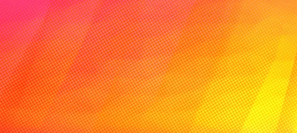 Orange Farbverlauf Panorama Breitbild Hintergrund Illustration Rasterbild Modernes Horizontales Design — Stockfoto