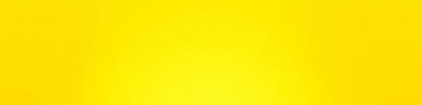 Gele Gradiënt Effen Panorama Achtergrond Illustratie Achtergrond Modern Horizontaal Ontwerp — Stockfoto